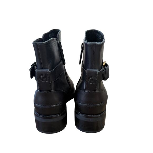 NWOT Cole Haan Hampshire Buckle Black Booties – Sz 9B - Picture 6 of 9
